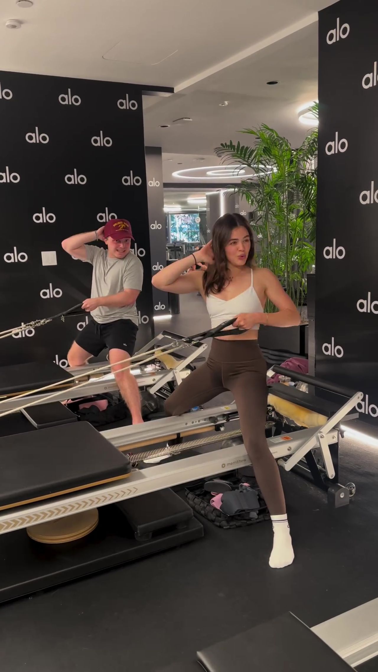 AMERICAN ACTRESS LUCY HALE WORKING OUT GYM STILLS10